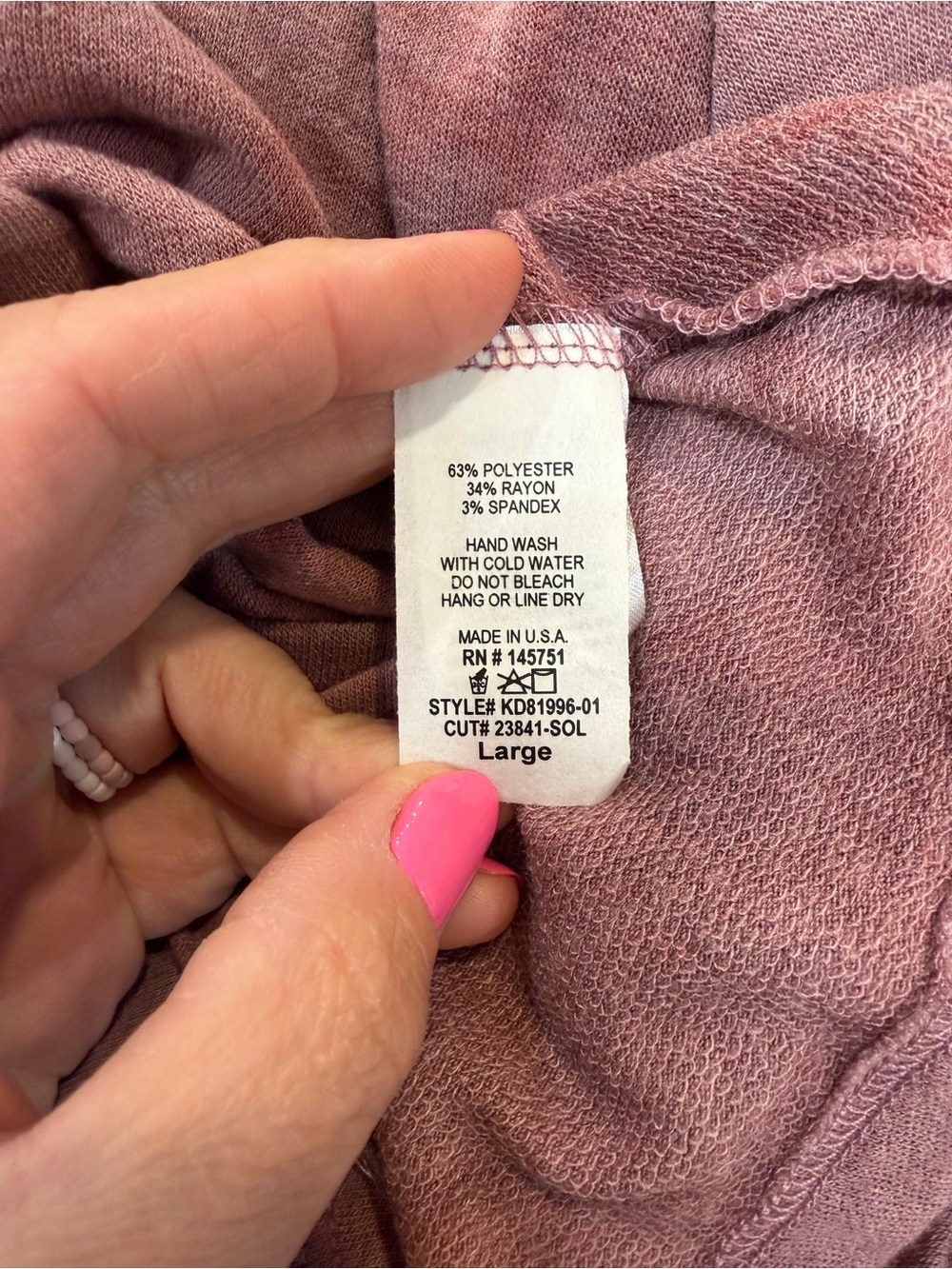 Peach Love California Sweatshirt Dress - Picture 5 of 6
